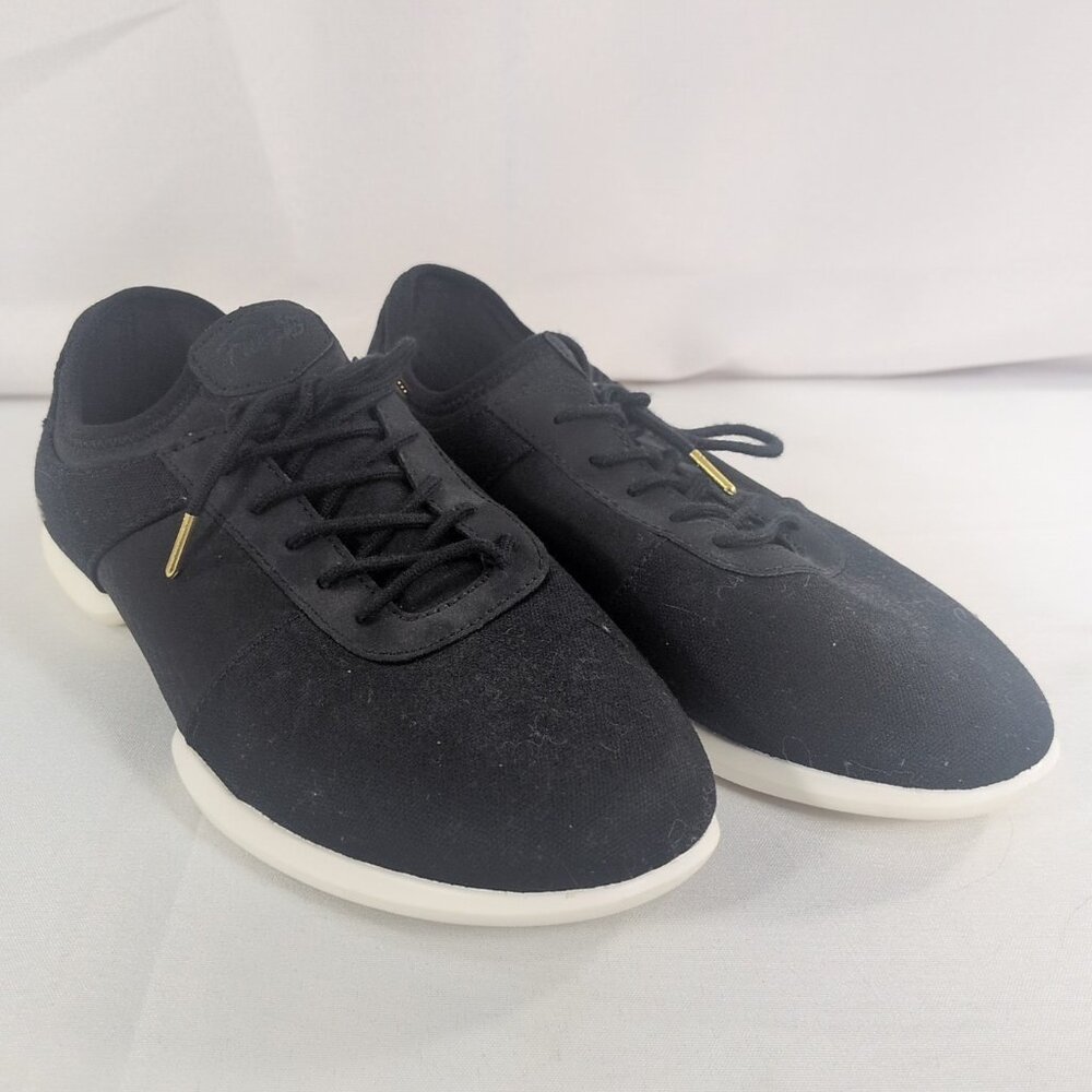 Fuego Split Sole Dance Shoes Black White Women's US 8.5 Men's US 7 Sneakers